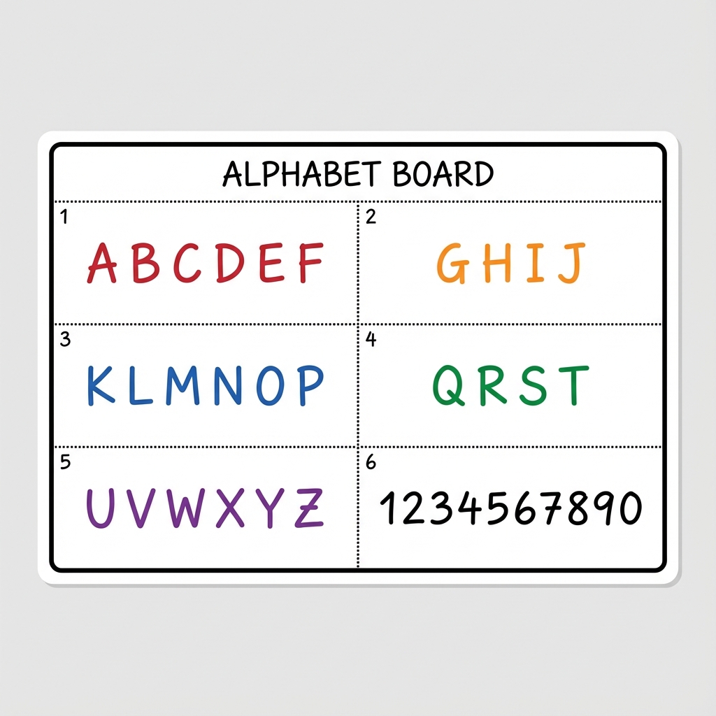 Physical Alphabet Board