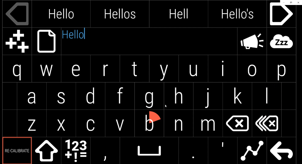 OptiKey Keyboard Working