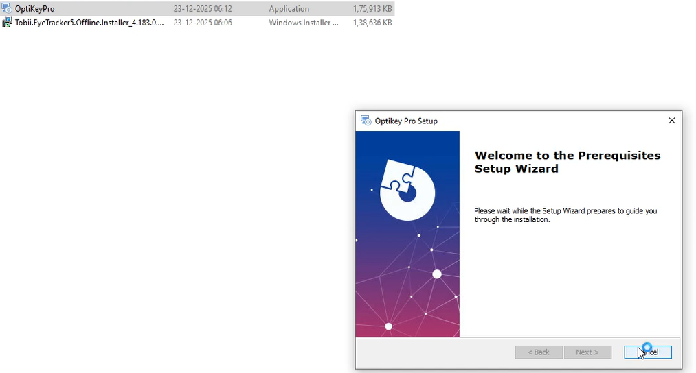 OptiKey Setup Wizard