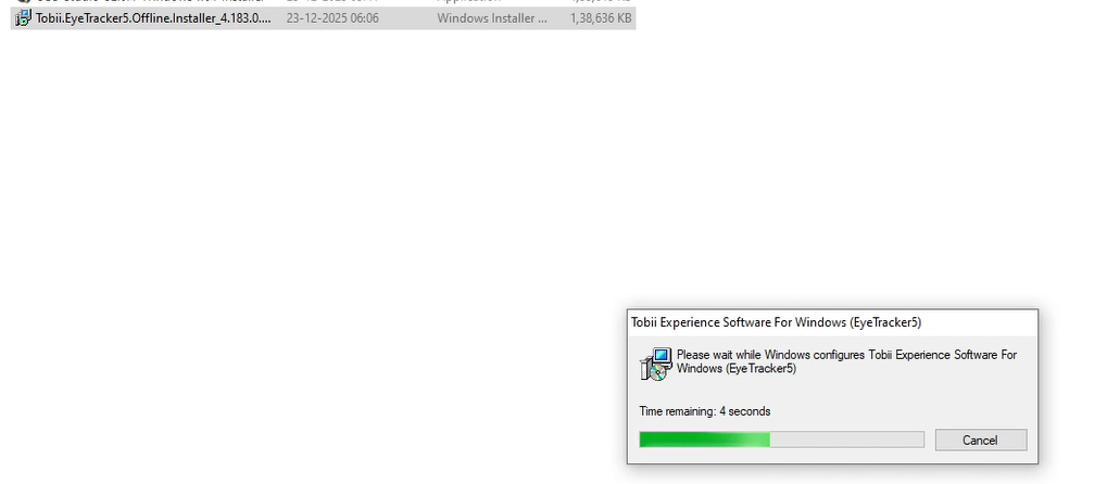 Tobii Driver Installing